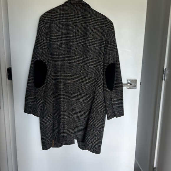 Black and Gray Plaid Coat Massimo Bizzocchi